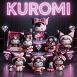 Kuromi Sparkly Idol Series Desktop Figurine Toy - Image 2