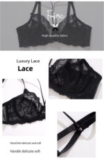 Sheer Lace Transparent Bra and Panty Set - Image 11