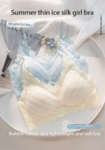 Backless Lace Push-Up Wireless Bra for Small Bust - Image 12