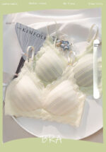 Backless Lace Push-Up Wireless Bra for Small Bust - Image 4