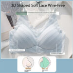Backless Lace Push-Up Wireless Bra for Small Bust - Image 3