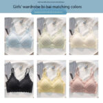 Backless Lace Push-Up Wireless Bra for Small Bust - Image 2