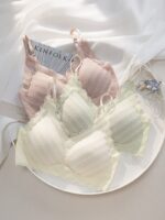 Backless Lace Push-Up Wireless Bra for Small Bust - Image 8