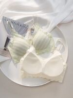 Backless Lace Push-Up Wireless Bra for Small Bust - Image 7