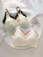 Backless Lace Push-Up Wireless Bra for Small Bust - Image 5