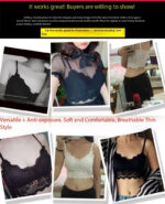 Lace Backless Wireless Bandeau Bra Camisole - Image 14