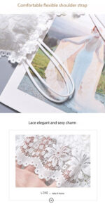 Lace Backless Wireless Bandeau Bra Camisole - Image 10