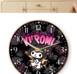 Sanrio Kuromi Cute Cool Silent Quartz Wall Clock - Image 6