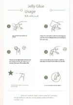 Handmade Short Press-On Nails with Gilded Finish - Image 6