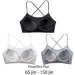 Backless Push Up Camisole Bra with Built In Padding - Image 6