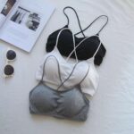 Backless Push Up Camisole Bra with Built In Padding