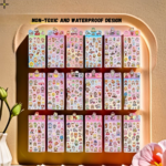 Cute Labubu Cartoon Holographic Stickers for Kids and Journaling - Image 2