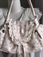 Japanese & Korean Floral Print Crossbody Bag - Image 3