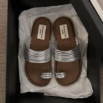 Roman Royal Toe Ring Flat Slippers for Women – Outdoor Sandals - Image 4