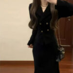 Elegant Luxe Two-Piece Dress Set for Women - Image 2