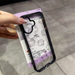 Cute Black Cartoon Hello Kitty Phone Case – Shockproof Protective Cover for iPhone 16 Pro Max, 15 Pro Max, 14 Pro, 14 Plus, 13, 12 - Image 9