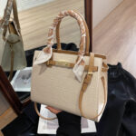 Genuine Leather Top-Handle Mom Handbag for Women - Image 3