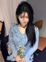 Cinched Waist Spring Blouse for Women - Image 9