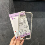 Cute Black Cartoon Hello Kitty Phone Case – Shockproof Protective Cover for iPhone 16 Pro Max, 15 Pro Max, 14 Pro, 14 Plus, 13, 12 - Image 7