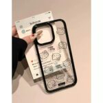 Cute Black Cartoon Hello Kitty Phone Case – Shockproof Protective Cover for iPhone 16 Pro Max, 15 Pro Max, 14 Pro, 14 Plus, 13, 12 - Image 11