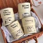 Cute Cat Doodle Stainless Steel Portable Travel Cup - Image 2