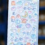 Cute 3D Cartoon Embossed Hollow Stickers Set - Image 14