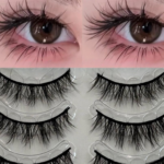 Comic Style Wet Look Glue-Free One-Piece False Eyelashes