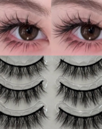 Comic Style Wet Look Glue-Free One-Piece False Eyelashes
