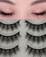 Comic Style Wet Look Glue-Free One-Piece False Eyelashes - Image 6
