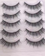 Comic Style Wet Look Glue-Free One-Piece False Eyelashes - Image 2