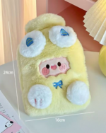 Plush Refillable Hot Water Bottle for Comfort and Relief - Image 2