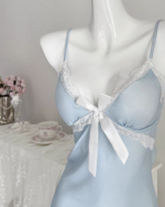 Sexy Floral Lace Camisole Nightgown - Image 2