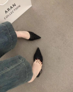 Summer Fairy Mesh Lace Pointed Toe Stiletto Heels - Image 18