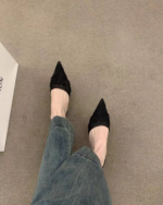 Summer Fairy Mesh Lace Pointed Toe Stiletto Heels - Image 17