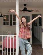 French Single-Breasted Long Sleeve Top - Image 10