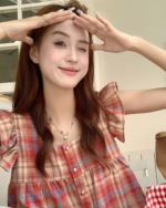 French Single-Breasted Long Sleeve Top - Image 7