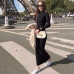 Extra-Long Knit Sweater Dress - Slim Fit Over-Knee - Image 2