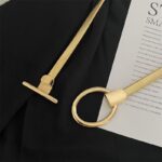 Gold Chain Belt for Women – Elastic Waistband for Dresses - Image 7