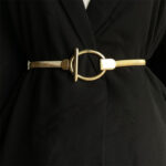 Gold Chain Belt for Women – Elastic Waistband for Dresses - Image 2