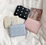 Embroidered Floral Short Wallet – Cute Fresh Small Purse for Women - Image 2