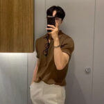 Classic Knit Polo Shirt for Men - Image 6