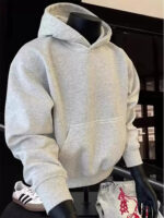 Heavyweight Vintage Gray Hoodie - Image 5