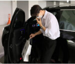 Black Draped Long Sleeve Shirt - Image 7