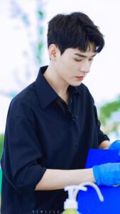 Black Minimalist Long Sleeve Shirt - Image 7