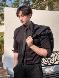 Black Minimalist Long Sleeve Shirt - Image 4