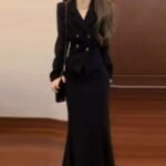 Elegant Luxe Two-Piece Dress Set for Women - Image 6