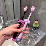 Soft Bristle Antibacterial Fine Bristle Toothbrush with Bow Design - Image 4