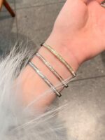 Full Crystal Titanium Steel Bangle Luxury Sparkle Design - Image 6