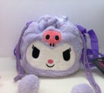 Sanrio Plush Character Crossbody Bag – Hello Kitty, My Melody, Kuromi & Care Bear - Image 8