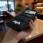 Bat Logo Shockproof Puffer Style Phone Case for iPhone - Image 5